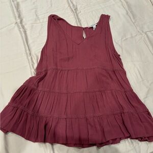 Arizona Pink Flowy Tank Top